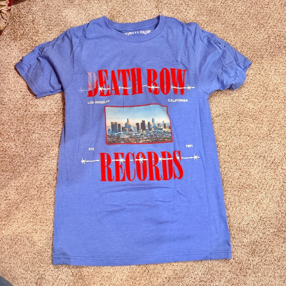Death Row Records Blue Kids T-Shirt